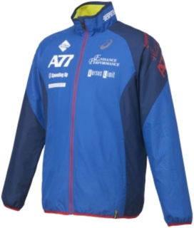 【ASICS/アシックス】 A77 ブレーカージャケット ロイヤルブルーxインディゴ メンズ アシックス